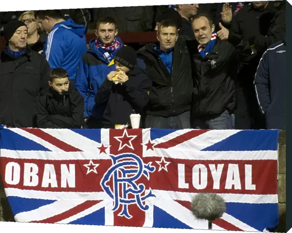 Rangers FC in the Ramsden Cup Semi-Final: A Sea of Supporters at Ochilview Park