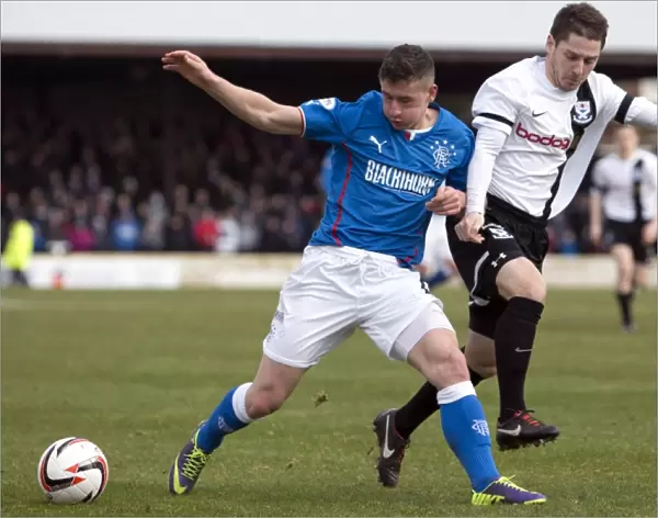 Rangers Fraser Aird vs Ayr United's Brian Gilmour: Clash at Somerset Park - Scottish Cup Rivalry
