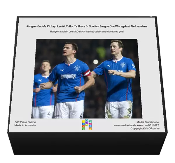 Rangers Double Victory: Lee McCulloch's Brace in Scottish League One Win against Airdrieonians (Scottish Cup Celebration, 2003)