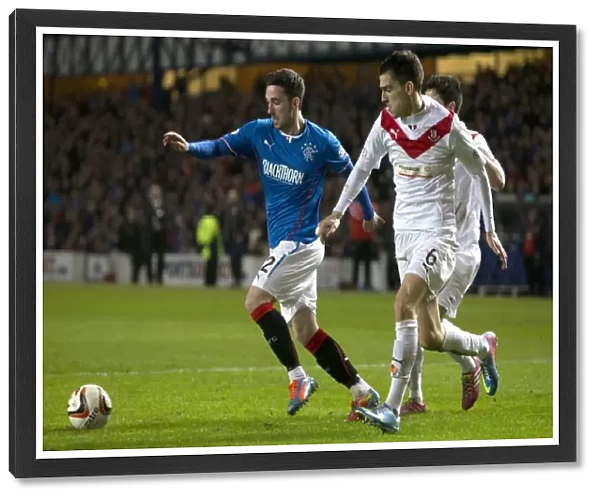 Rangers Nicky Clark Outwits Milojevic: A Thrilling Escape at Ibrox Stadium (Scottish League One)