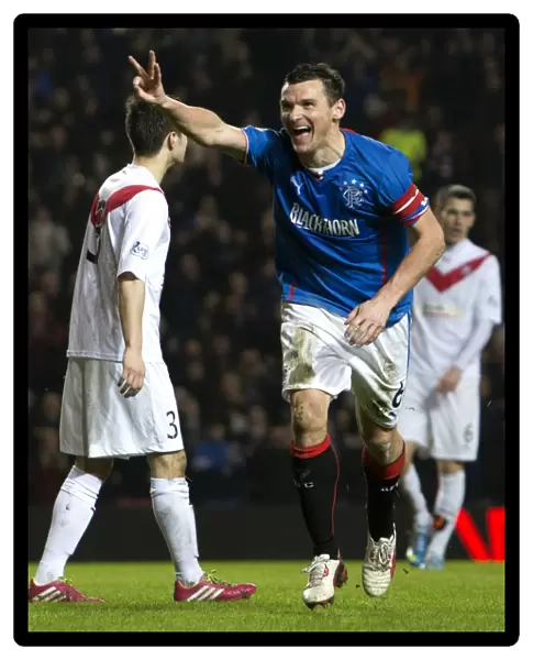 Rangers Lee McCulloch's Hat-trick Heroics: Scottish League One Win Against Airdrieonians at Ibrox Stadium (Scottish Cup Triumph)