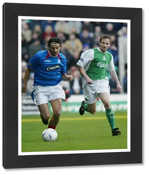 Nuno Capucho and Gary Smith: Leading Rangers to Victory over Hibs - 30 / 11 / 03, SPL