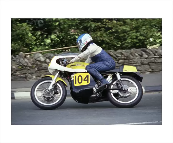Barry Robson (Ducati) 1990 Senior Classic Manx Grand Prix
