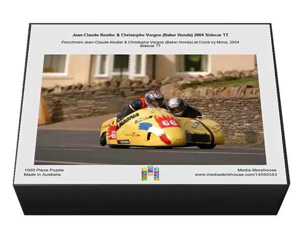 Jean-Claude Kestler & Christophe Vergne (Baker Honda) 2004 Sidecar TT