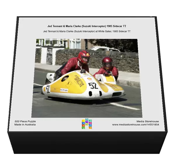 Jed Tennant & Maria Clarke (Suzuki Interceptor) 1985 Sidecar TT