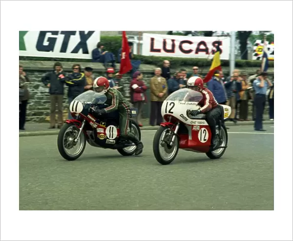 Tony Rutter and Derek Chatterton (Yamaha) 1974 Formula 750 TT