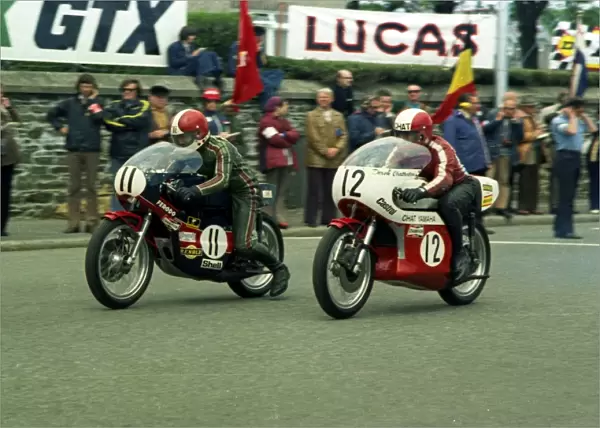 Tony Rutter and Derek Chatterton (Yamaha) 1974 Formula 750 TT