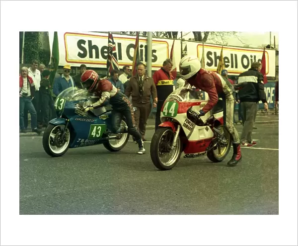 James Rea (EMC) and Andrew Graves (Yamaha) 1986 Junior TT