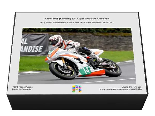 Andy Farrell (Kawasaki) 2011 Super Twin Manx Grand Prix