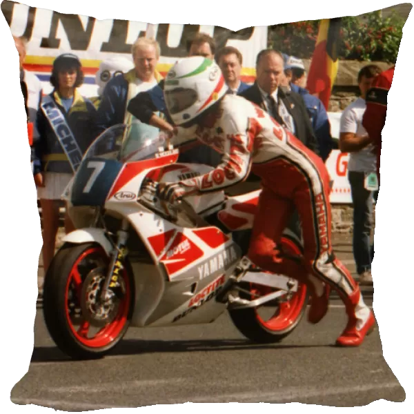 Barry Woodland (Yamaha) 1989 Junior TT