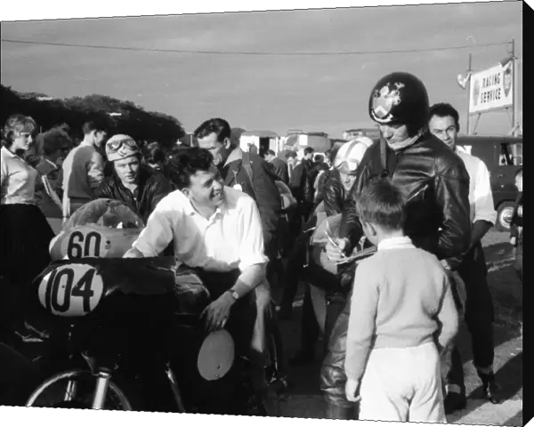 John Sear (Norton) 1962 Senior Manx Grand Prix