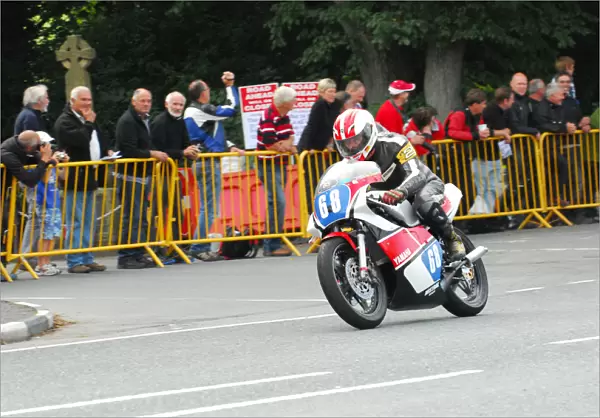 Ian Draper (Yamaha) 2013 Classic TT Lap of Honour