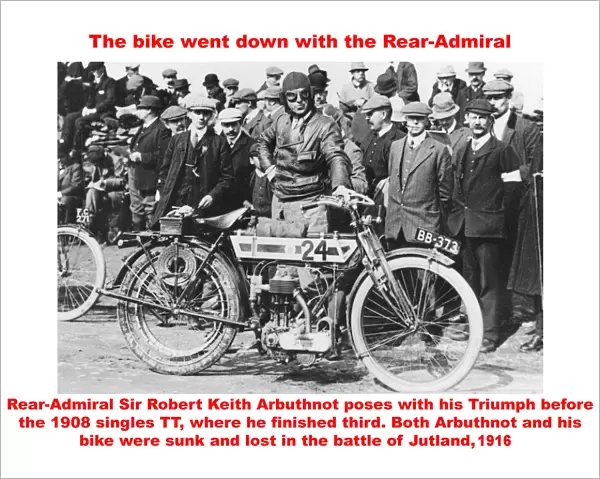 The bike went down with the Rear-Admiral