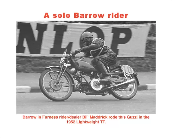 A solo Barrow rider