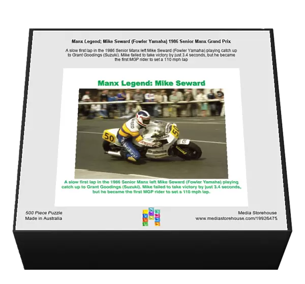Manx Legend; Mike Seward (Fowler Yamaha) 1986 Senior Manx Grand Prix