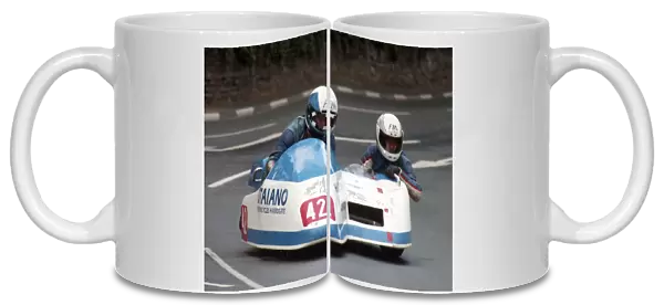 Michael Staiano & Peter Holmes (Jacobs) 1996 Sidecar TT