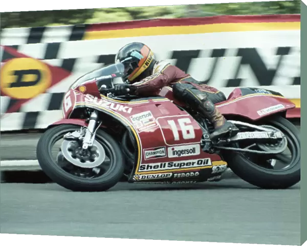 Graeme Crosby (Suzuki) 1981 Formula One TT