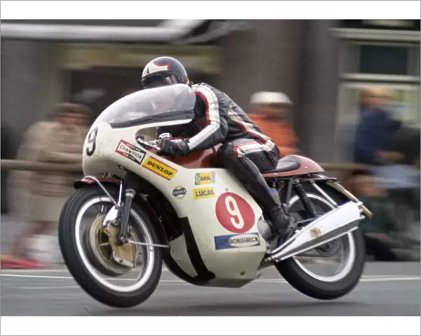Tony Jefferies on Slippery Sam (Triumph) 1971 Production TT