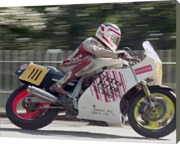 Mike Pellow (Suzuki) 1987 Senior Manx Grand Prix