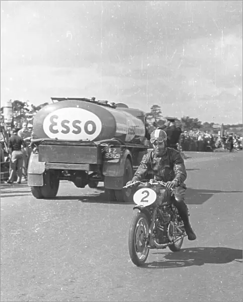 Bruno Bertacchini (Guzzi) 1949 Senior Ulster Grand Prix