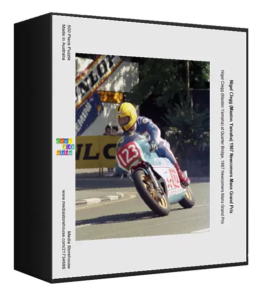 Nigel Clegg (Maxton Yamaha) 1987 Newcomers Manx Grand Prix