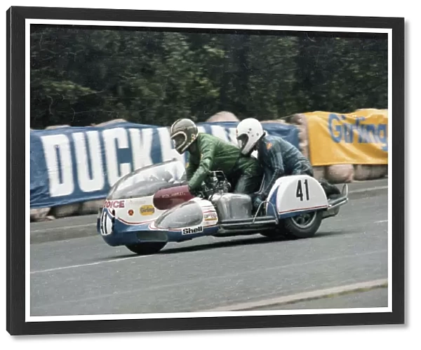 Mick Wortley & Nick Walker (Mick Boddice Kawasaki) 1979 Sidecar TT