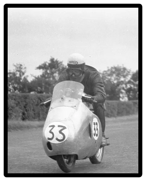 Ralph Rensen (Norton) 1956 Junior Ulster Grand Prix