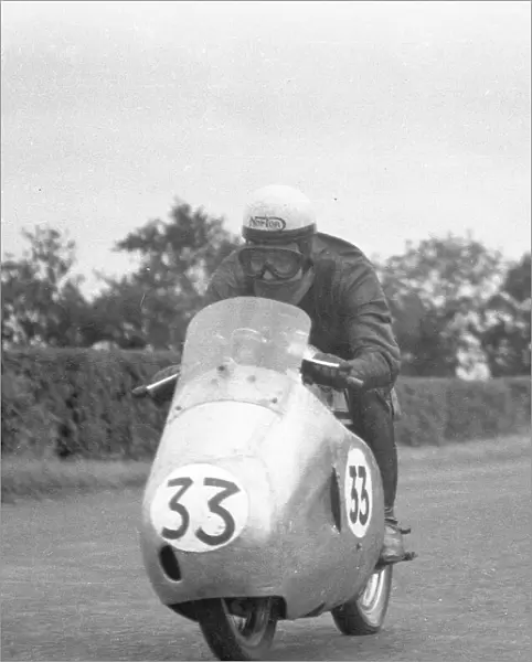 Ralph Rensen (Norton) 1956 Junior Ulster Grand Prix