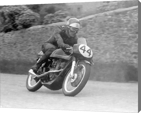 Louis Carr (AJS) 1957 Junior TT