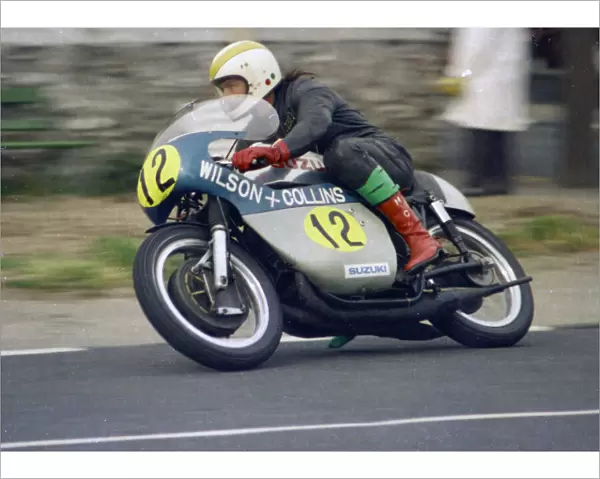 Geoff Kelly (Suzuki) 1976 Senior Manx Grand Prix