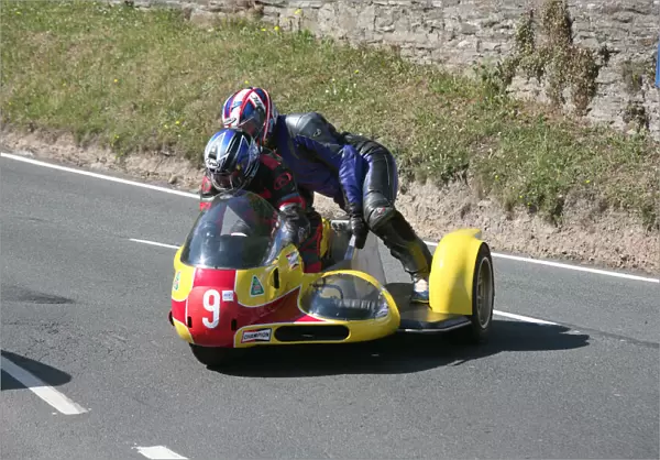 Terry Windle & Rae Hinchcliffe (Windle BSA) 2007 Parade Lap
