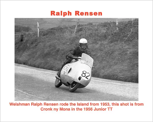 EX Ralph Rensen Norton 1956 Junior TT