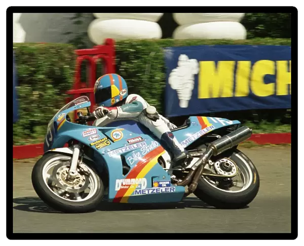 Brian Morrison (Honda) at Ballacraine; 1988 Production B TT