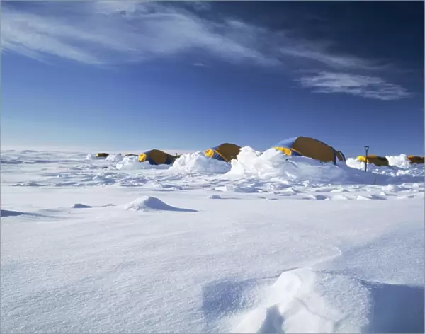 Tented camp at Patriot Hills, Antarctica