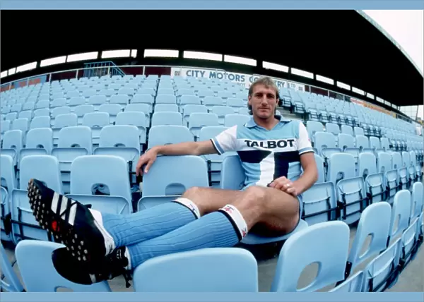Coventry City Football Club at Highfield Road: Steve Hunt Amongst the New All-Seater Stadium Seats (Former Players)