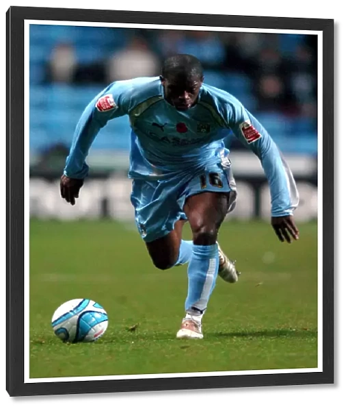 Isaac Osbourne in Action: Coventry City vs. West Bromwich Albion - Championship Match at Ricoh Arena (12-11-2007)