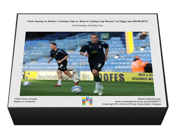 Chris Hussey in Action: Coventry City vs. Bury in Carling Cup Round 1 at Gigg Lane (09-08-2011)
