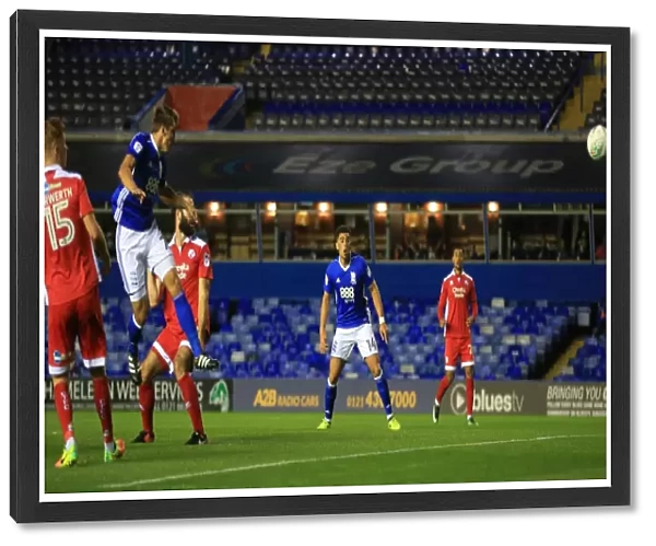Robert Tesche Scores Birmingham City's Fourth Goal Against Crawley Town in Carabao Cup First Round