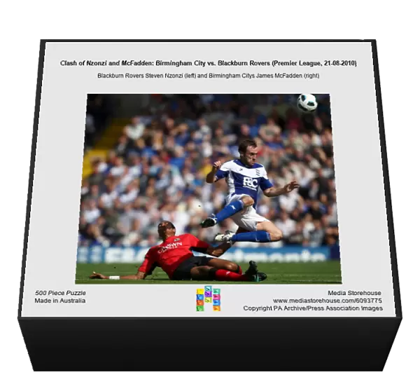 Clash of Nzonzi and McFadden: Birmingham City vs. Blackburn Rovers (Premier League, 21-08-2010)