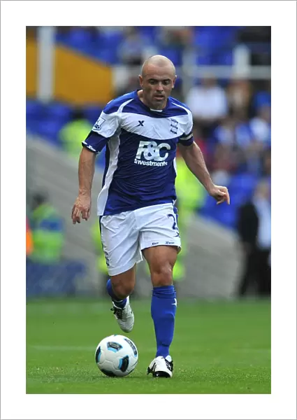 Stephen Carr in Action: Birmingham City vs. Blackburn Rovers, Barclays Premier League (21-08-2010)