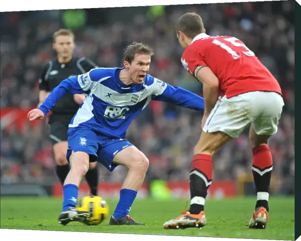 Birmingham City's Alexander Hleb in Action Against Manchester United (Premier League, 22-01-2011, Old Trafford)