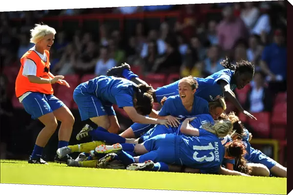 Birmingham City FC: Celebrating Victory in the Women's FA Cup Final Against Chelsea Ladies