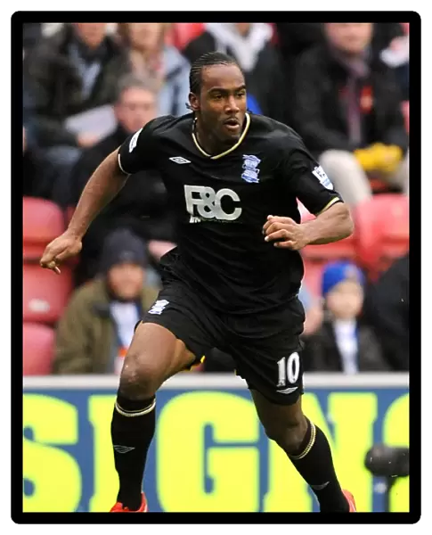 Birmingham City's Cameron Jerome in Action Against Wigan Athletic (05-12-2009)