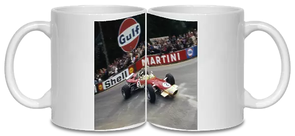 Lotus 49 Gold Leaf, Jackie Oliver. 1968 Belgian Grand Prix