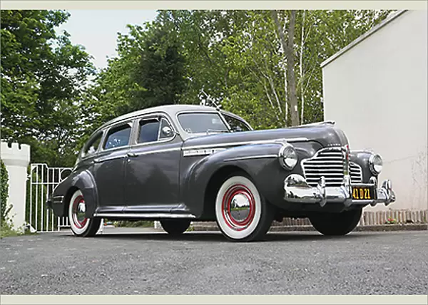 Buick Eight, 1941, Grey, 2-tone