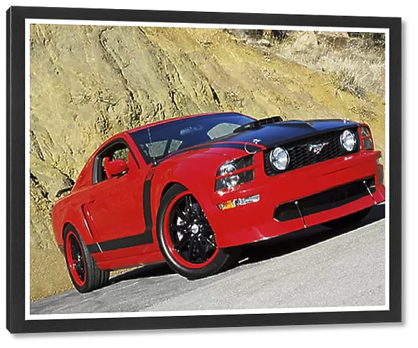 Ford Galpin Auto Sports Boss 302 Mustang, 2007, Red, & black