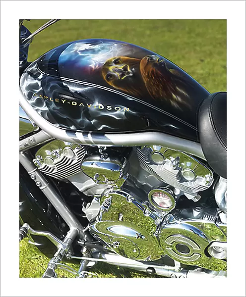 Harley V Rod 1130cc reg: release form 03-06-2011-05, custom paint job