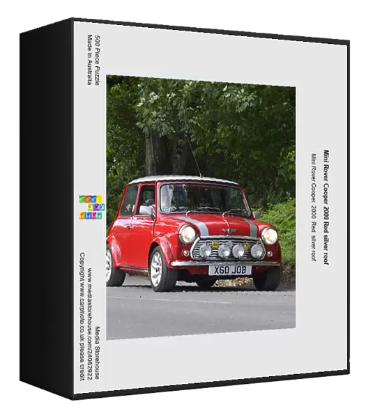 Mini Rover Cooper 2000 Red silver roof