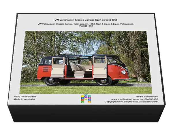 VW Volkswagen Classic Camper (split-screen) 1958