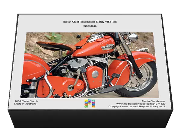 Indian Chief Roadmaster Eighty 1953 Red